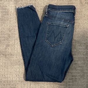 MOTHER Blue Skinny Jeans